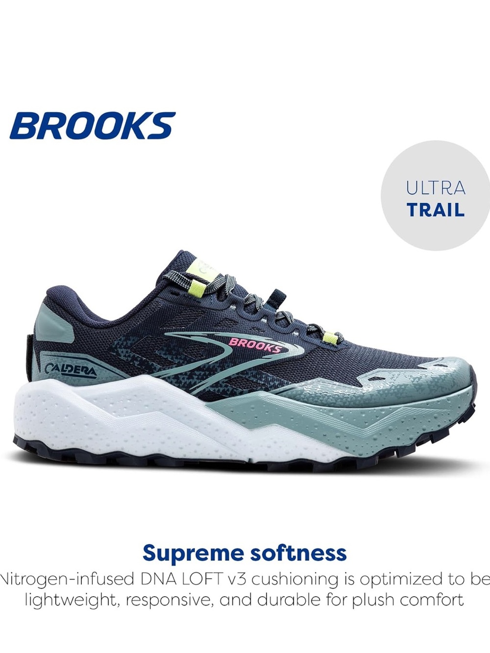 Brooks Caldera 7 Trail Running Shoe - Picture 2 of 9